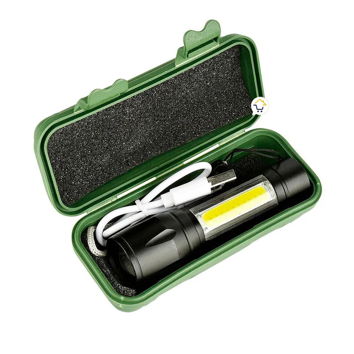 Mini Linterna Tactica Led Recargable Usb