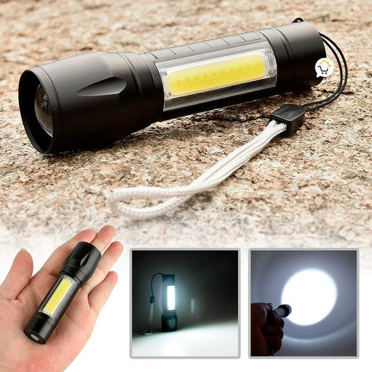 Mini Linterna Tactica Led Recargable Usb