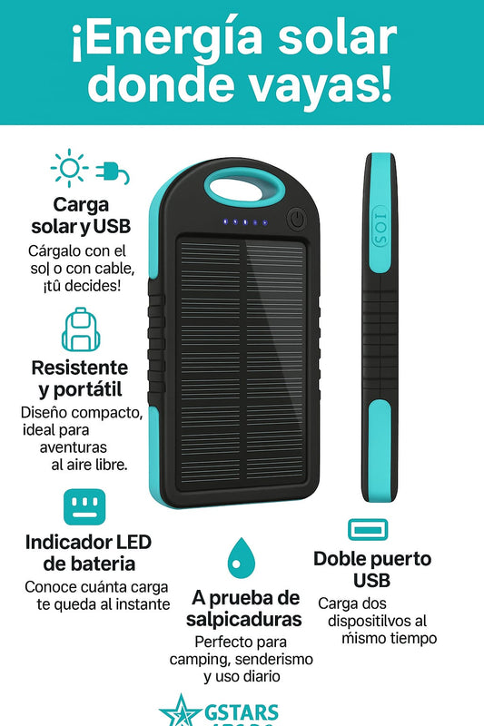 Cargador Solar Power Bank